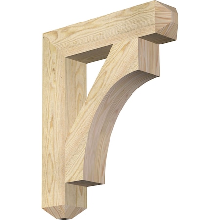 Ekena Millwork Westlake Craftsman Rough Sawn Bracket, Douglas Fir, 4"W x 20"D x 24"H BKT04X20X24WTL04RDF